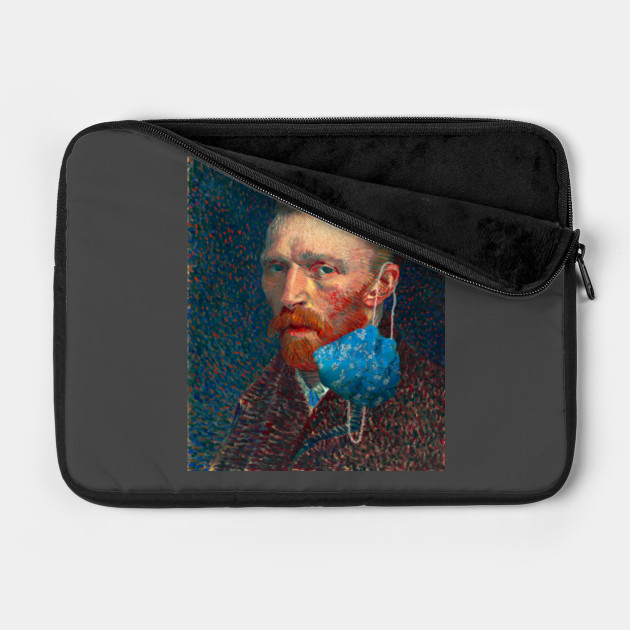 Woman By A Hearth By Vincent Van Gogh Laptop Shoulder Bag