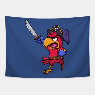 Pirate Parrot Tapestry