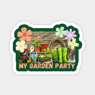 My Garden Party Magnet