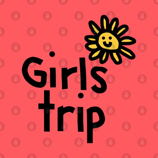 Girls Trip with Daisy Flower by ellenhenryart