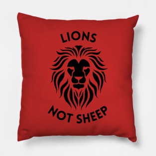 Lions Not Sheep Conservative Maga Trump Republican Pillow