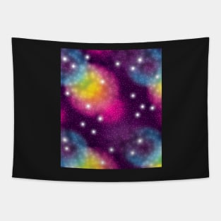 Rainbow Galaxy Tapestry