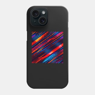 cyberpunk wires colorfull futuristic electronics Phone Case