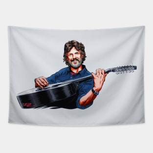 Kris Kristofferson - An illustration by Paul Cemmick Tapestry
