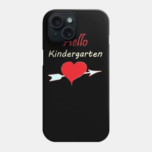 back to school shirt hello kindergarten,100 days shirt Phone Case