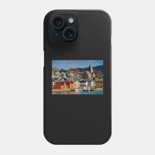 Kristiansand Town and Church Norway Phone Case