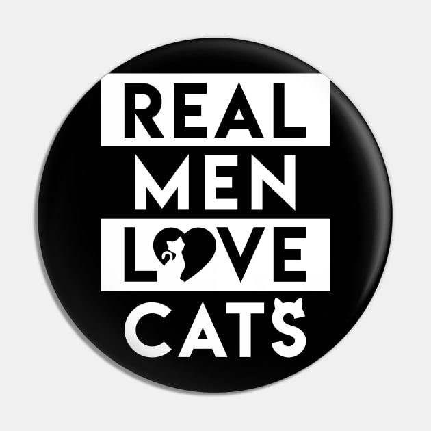 Real Men Love Cats Pin by mmoskon