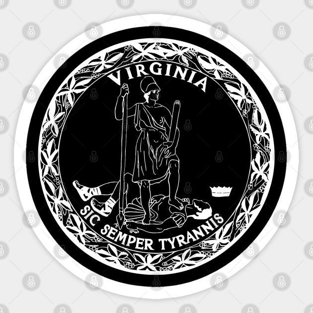 Virginia Seal - Virginia - Sticker