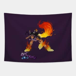 Riki Cadwell Fire Tapestry