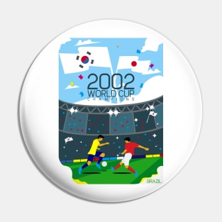 World Cup 2002 Korea Japan Artwork Pin