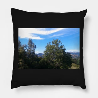 Behind the trees Pillow