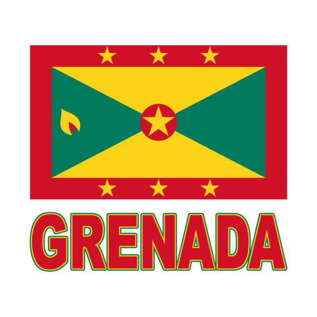 The Pride of Grenada - National Flag Design by Naves