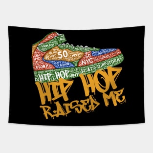 Hip Hop Raised Me Sneaker 50th Anniversary Tapestry