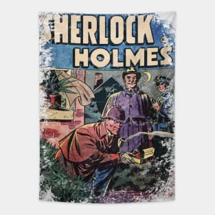 Sherlock Homes - Comic Book Cover Tapestry