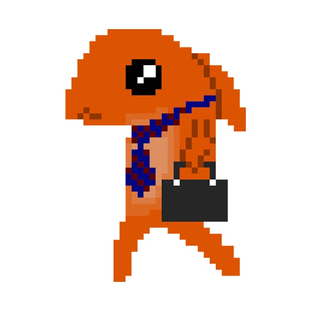 Business Goldfish Pixel by ManicWax