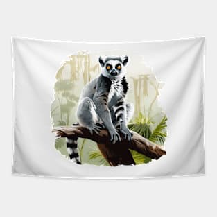 Adorable Lemur Tapestry