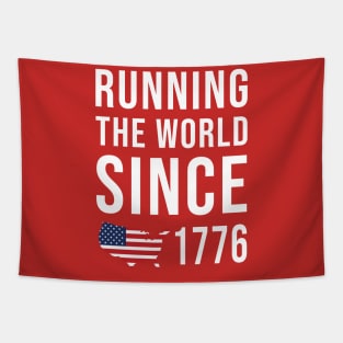 Running the World Since 1776 Tapestry