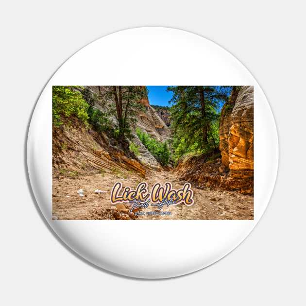 Lick Wash Trail Hike Pin by Gestalt Imagery