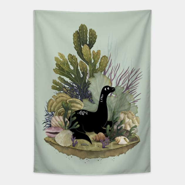 Tiny Nessie Tapestry by littleclyde