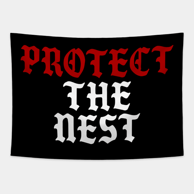 Protect the Nest Tapestry by LunaGFXD