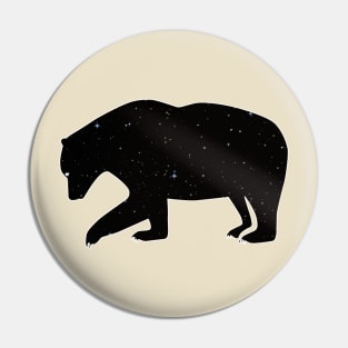 Cool Grizzly Bear Colourful T-shirt Pin