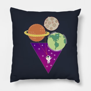 Balloon Spaceman Pillow