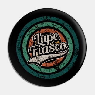 Lupe Fiasco // Retro Circle Crack Vintage Pin