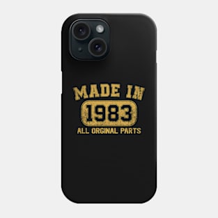 Made In 1983 Birthday Gifts 41 Years Old 41st Bday Present Phone Case