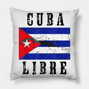 Cuba Libre Cuban Flag Pillow