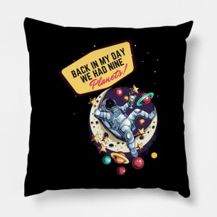 Back in my day we had nine planets! Pillow