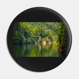 Lake and pine trees Pin