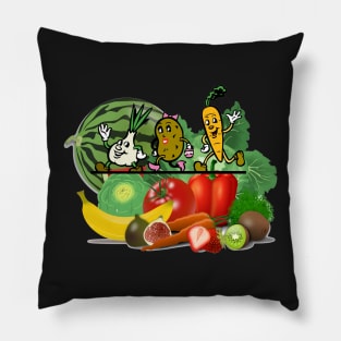 Fruit and vegetables Pillow