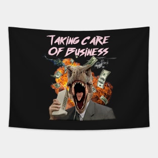 Taking Care Of Business Tapestry