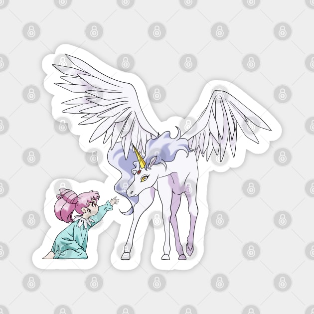 Pegasus & Chibiusa Magnet by Nykos