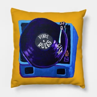 Vinyl Rules Pillow