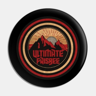 Ultimate Frisbee Vintage Pin