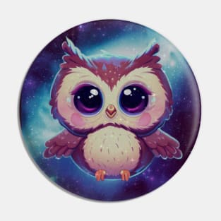 Galactic Owl Pin