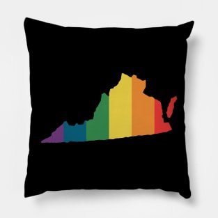 Virginia State Rainbow. Pillow