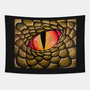 Green Dragon Eye Tapestry