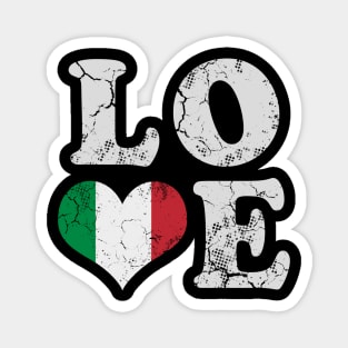 Love Italy Flag  Italia Italian Heritage Family Magnet