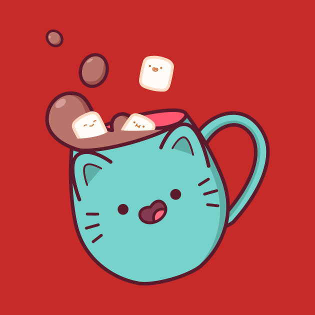 Hot Chocolate Cat by Everything A Cat