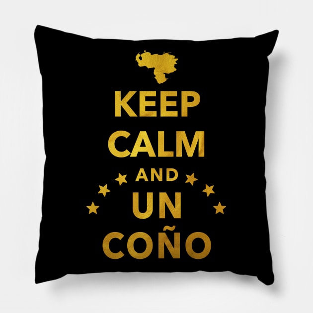 Keep Calm un Coño Pillow by DISOBEY