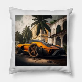 Supercar Concepts - Orange Crush Pillow