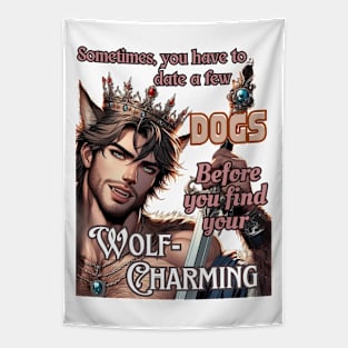 Find Your Wolf-Charming Tapestry