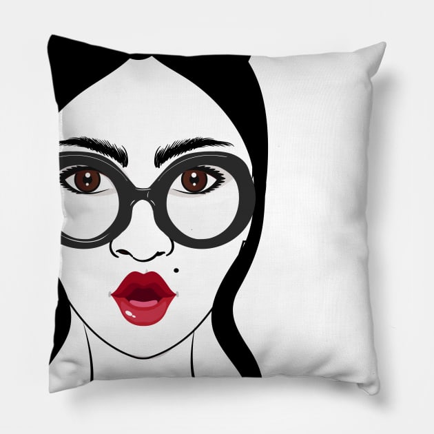 OMG You Are So Cool Pillow by Intuita