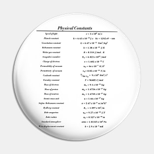 Physical Constants Pin