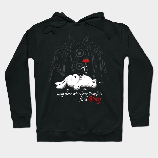 Little Bunny Neverland The Promised Neverland Hoodie Teepublic About halfway through the first season of the promised neverland don and gilda sneak into isabella's secret room and find a either way, it is hard to believe that she will be granted any sympathy from series fans, even if she did make little bunny by hand. little bunny neverland