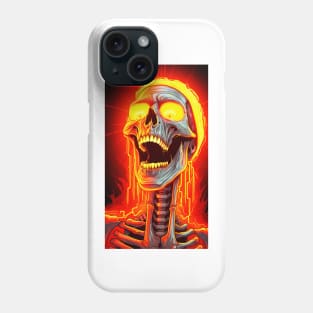 Lava skeleton Phone Case