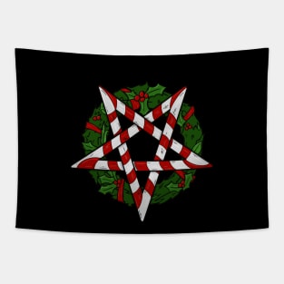 Pentagram Wreath Tapestry