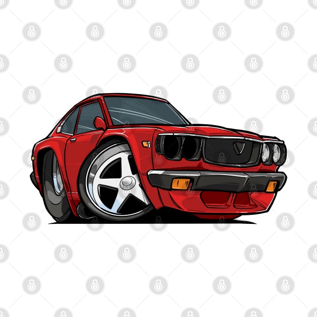 Mazda RX3 Coupe by killustrator